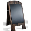 Folding Wood Street Talker w/Removable Chalk Marker Board